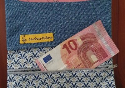 le chas kikou couture petite maroquinerie textile portefeuille 2