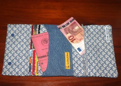 le chas kikou couture petite maroquinerie textile portefeuille cartes