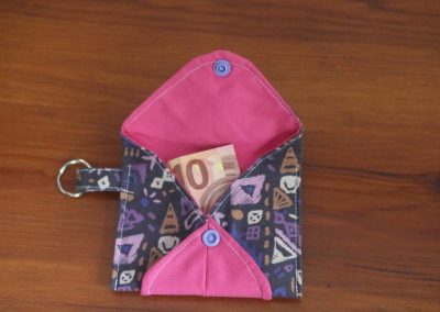 le chas kikou couture petite maroquinerie textile portemonnaie anneau 1