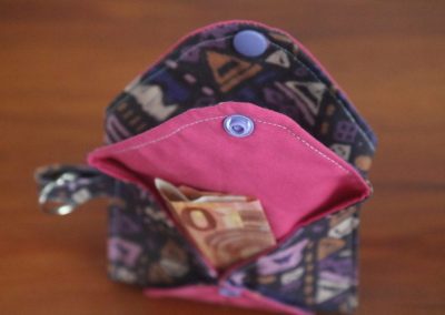 le chas kikou couture petite maroquinerie textile portemonnaie anneau 2