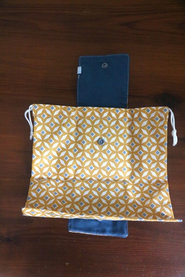 le chas kikou couture sac pochette a ceinture pratique detail deplie