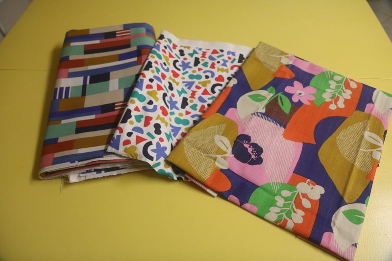 le chas kikou couture tissu abstrait 2