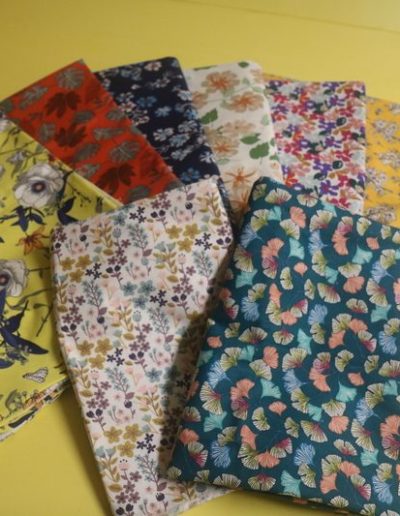 le chas kikou couture tissu fleuri 1