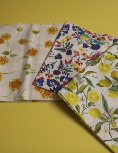 le chas kikou couture tissu fleuri 2
